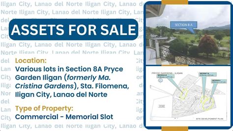 Pryce Garden Memorial Lots in Iligan, Lanao del Norte Up for.